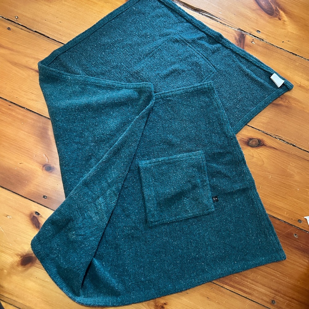 Teal Knit Scarf